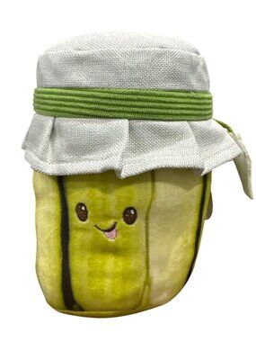 Giggle Scape Plush Pickle Jar Toy With Cute Face Design